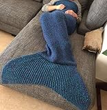 SleepyTail? Mermaid Blanket Tail For All Season, Soft Handmade For Adults , Kids, Baby Cute And Cozy