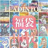 LEADINTOP ダイヤモンドアート 福袋 10枚 ダイヤモンドアート キット ダイヤモンドペインティング 手芸品 キット ホーム レストラン装飾 ハンドメイド 壁掛け 芸術品 装飾 DIY 手芸 キット