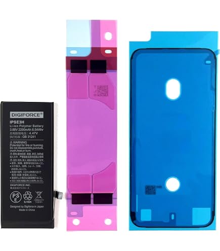 Amazon.co.jp: nnBay iphone SE2 / SE3 バッテリー用両面テープ 防水