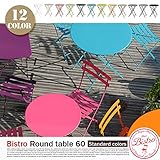 Bistro(ビストロ) Round Table 60(ラウンドテーブル60) ガーデンテーブル Fermob(フェルモブ) リコリッシュ