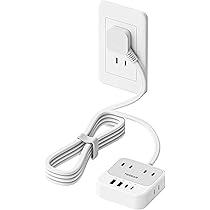 TESSAN 2m 延長コード 9AC口 2type-A 1USB-Cポート