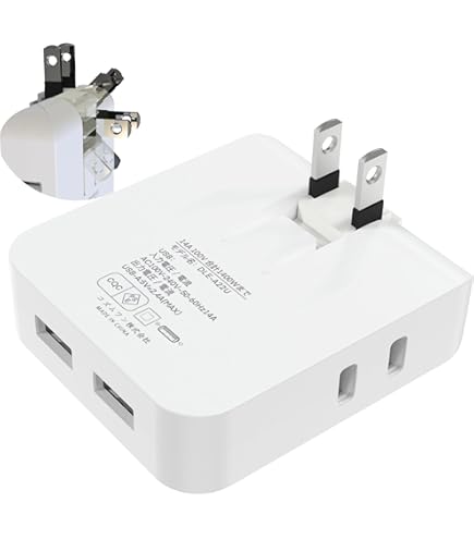 Amazon.co.jp: FUMITAKE 電源タップ usb付きスリム 薄型 小型