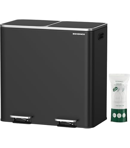 Amazon｜mVm ゴミ箱 60L 横型 2分別 2×30L ダストボックス