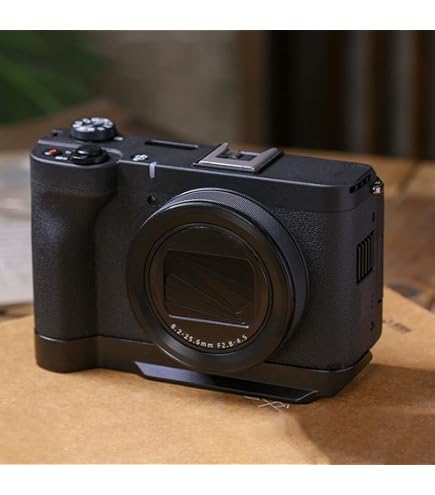 Amazon | Canon PowerShot V1 専用 カメラウッドグリップ 高級檀木材