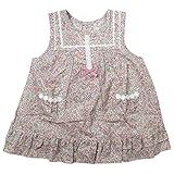 《初夏盛夏対応》(日本製) Pample Mousse(パンプルムース) 布帛ローン小花柄裾フリルノースリチュニック 95cm /PK NO.DP-72102