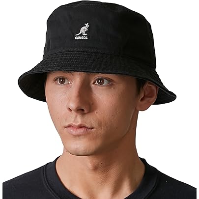 カンゴール Washed Bucket バケットハット 帽子 メンズ バケット レディース おしゃれ ファッション バケハ シンプル ブラック 大きい Amazon | KANGOL Washed Bucket カンゴール バケットハット 帽子