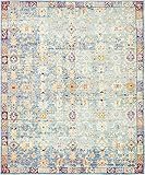 Troyコレクションラグ 8' x 10' FT ブルー