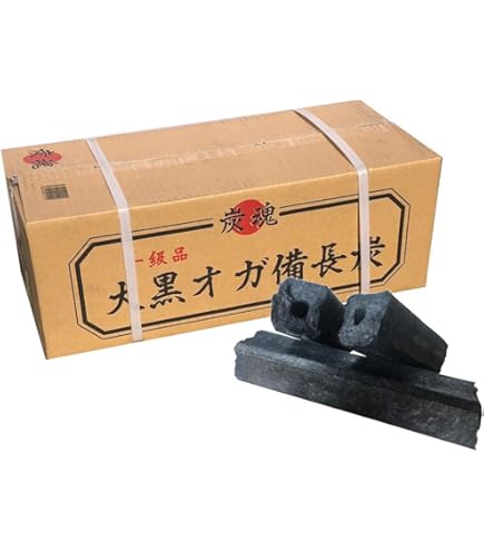 : 白龍備長炭 馬目 15ｋｇ 太丸 : スポーツ＆アウトドア