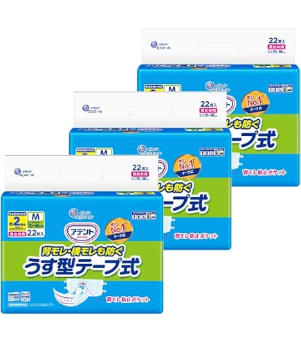 Amazon | 【業務用】 アテント Rケア スーパーフィットテープ M 22枚入