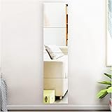 Huimei2Y 貼る鏡 全身鏡 壁掛け 貼るミラー ガラス姿見 おしゃれ DIY式 自由組合 取付簡単 26x26cm 4枚セット