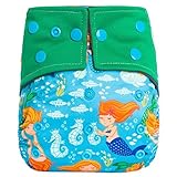 HappyEndings Charcoal /Bamboo /Organic Cotton /Micro Fleece AI2TM All-In-Two Cloth Diaper / Snap-in 