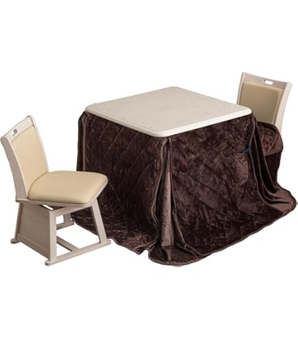 ユアサプライムス おふたり様用こたつなごみ 75×75×57(38)cm 2/2 6_000000006596.jpg?1737019446