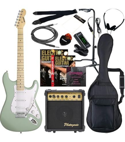 Amazon | Bacchus BST-2-RSM/M OWH エレキギター初心者14点