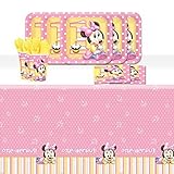 Minnie Mouse First Birthday Party Tableware Pack for 16 [並行輸入品]