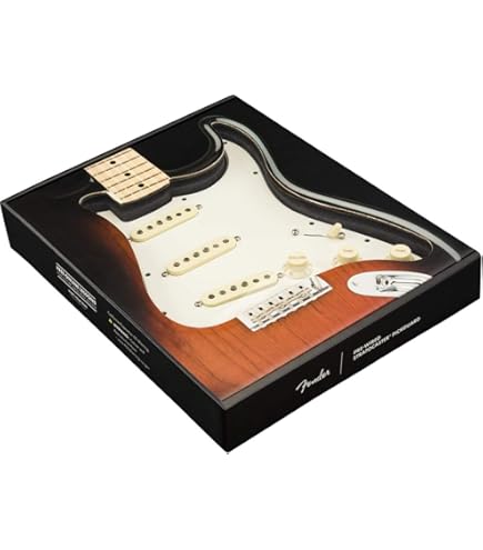 Amazon | Fender フェンダー ◇ Pre-Wired Strat Pickguard, Tex