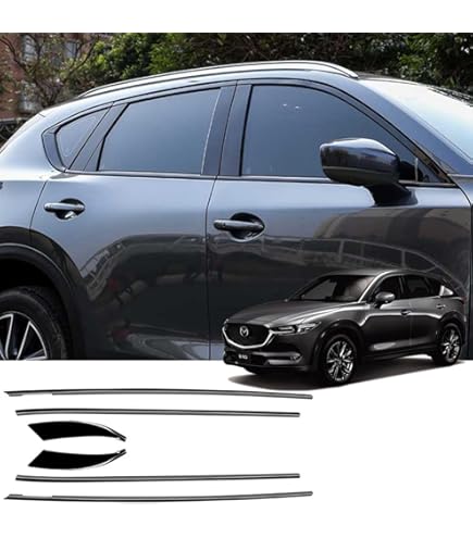 Amazon | ZUNEIGUNGマツダ CX-5 2代目 KF系 に対応ウィンドウトリム