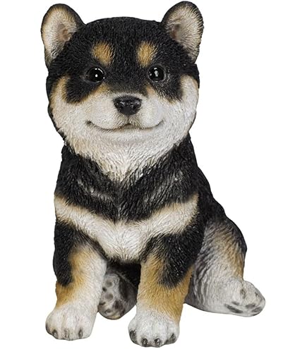 Amazon.co.jp: ウービア 黒柴犬(中) 13×11.5×16.5㎝ 人形 フィギュア