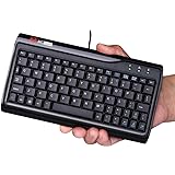 MCSaite キーボード 有線 省スペース設計 超薄型 コンパクトサイズ USBワイヤーコード キーボード 極小 工業設備用 静音 ノートパソコン/PC/デスクトップ/ノートブック用 Win7/8/10に対応