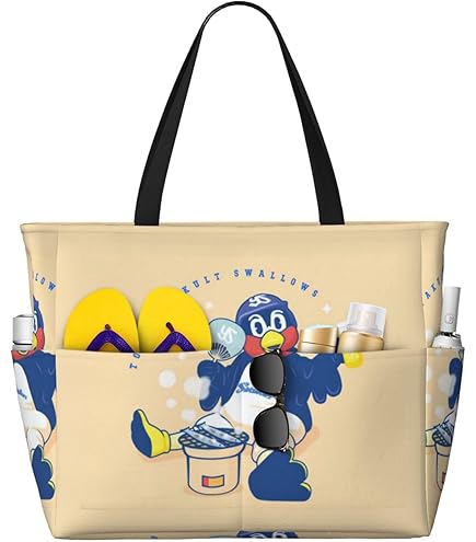 Amazon.co.jp: 東京ヤクルトスワローズ つば九郎 トートバッグ 大容量