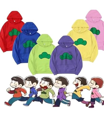 Amazon.co.jp: おそ松くん コスプレ おそ松さん パーカー コットン