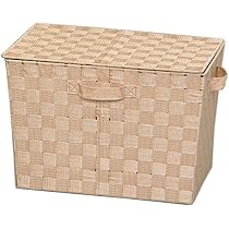 Amazon｜アイリスオーヤマ カラーバスケット 深型 ベージュ 幅38×奥行