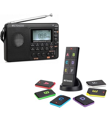 Amazon.co.jp: Retekess V115 小型短波ラジオ AM/FM/SWラジオ 日本語
