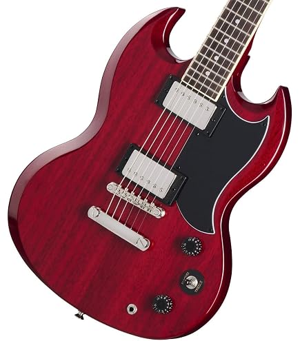 Amazon | Epiphone/Inspired by Gibson SG Special P-90 Cherry Red