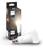 Philips Hue White Ambiance 1600ルーメン 2個 Philips Hue Smart LED Bulb with Voice Control Compatibility