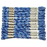 DMC コットンパール 刺繍糸 12束入 5番 #121 ブルー系 DMC115-5B