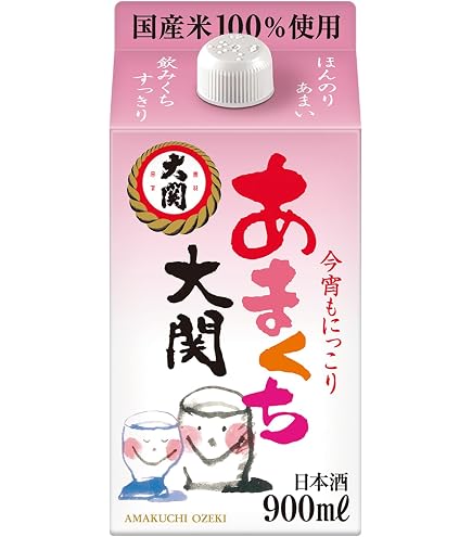 Amazon.co.jp: 大関 銀冠 はこのさけ 14度 [パック] 2L 2000ml x 6本 
