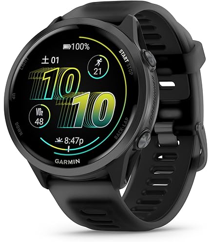 Amazon | GARMIN(ガーミン) ForeAthlete 245 Music Black Aqua