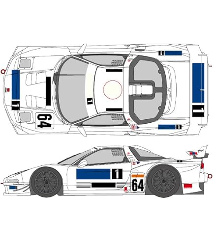 Amazon | タミヤ 124 ARTA NSX 2005 品番24288用 カルトグラフデカール