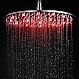 Alfiブランドled16r 16インチラウンドマルチカラーLED雨シャワーヘッド LED16R-BN 1