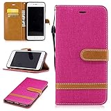 iPhone 7 Plus ケース iPhone 7 Plus ケース, OMATENTI 100％手作り 高級PUレザー ケース 手帳型 保護ケース カード収納ホルダー付き 横置きスタンド機能付き 