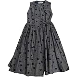 Amazon 儀右ヱ門 ギエモン ぎえもん ワンピース セ299 久留米絣 日本製 ワンサイズ 石畳グレー 白 ワンピース チュニック 通販