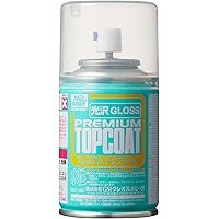 GSIクレオス Mr.トップコート 水性プレミアムトップコート スプレー 光沢 88ml ホビー用仕上材 B601 透明