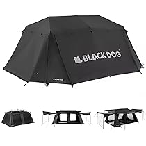 BULLDOG キャンプテント 2ドア 4窓 ブラック BULLDOG キャンプテント 2ドア 4窓 ブラック BULLDOG 2ドア 4窓