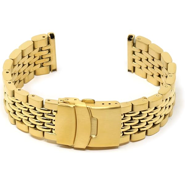 Amazon.co.jp: StrapsCo Stainless Steel Vintage Beads of Rice II