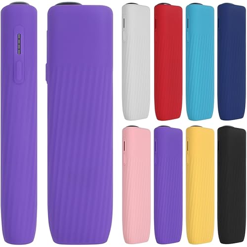 [Votabell] 加熱式たばこ用ケース IQOS イルマ i ワンに適合する シリコーン製 新型 ILUMA I ONE 用カバー 360°全面保護 滑り止め 耐衝撃 持ち運び便利 (パープル)