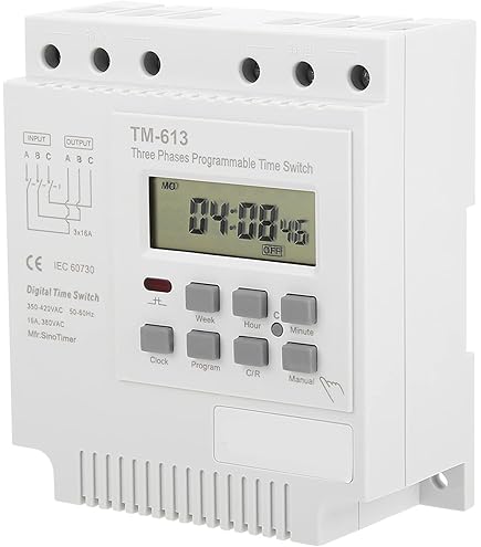 Amazon.co.jp: 高効率タイマースイッチ 三相デジタル 高圧力対応 工業