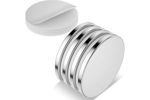 マグネット 強力 ネオジムの磁石 25x2mm 超強力磁石 丸型 両面テープ付き マグネット円盤磁石 冷蔵庫 事務所 DIY建築科学 学校 キッチン工芸に最適（4個入り