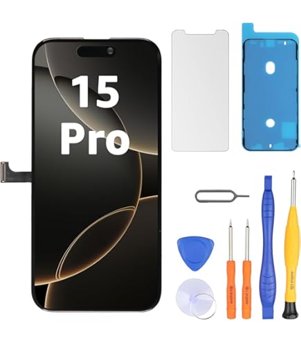Amazon | iPhone 15 Pro 液晶パネル LCD 画面交換 フロントパネル 修理