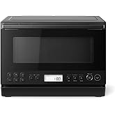 【Amazon.co.jp限定】TOSHIBA(東芝) スチームオーブンレンジ 石窯オーブン 23L ER-60ZB(K) ブラック | 縦開き コンパクト 一人暮らし/家族 簡単操作 液晶パネル 新生活