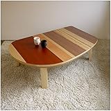 座卓 CARO2カロ 変型 120cm 幅120cm 奥行80cm 高さ39.5cm 5色突板 WOODPATTERN 変型 ヒーターなし 座卓 ちゃぶ台 洋室 和室に合う 座卓 北欧風ジャパニーズデザイン リビングテーブル 和ジャパニーズ