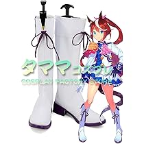 ウマ娘 メジロマックイーン cos靴 サイズ：24.5 材質：PU