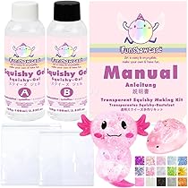 Amazon | FUNSHOWCASE スクイーズレジンセット 200ml クリア 封入