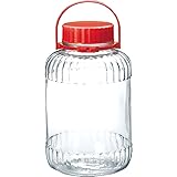東洋佐々木ガラス 梅酒用ビン 果実酒瓶 8000ml 果実酒や漬物容器としても対応 保存瓶 保存容器 梅瓶 梅 梅干し 日本製 しおり付き 10号 I-71808-R-A-JAN