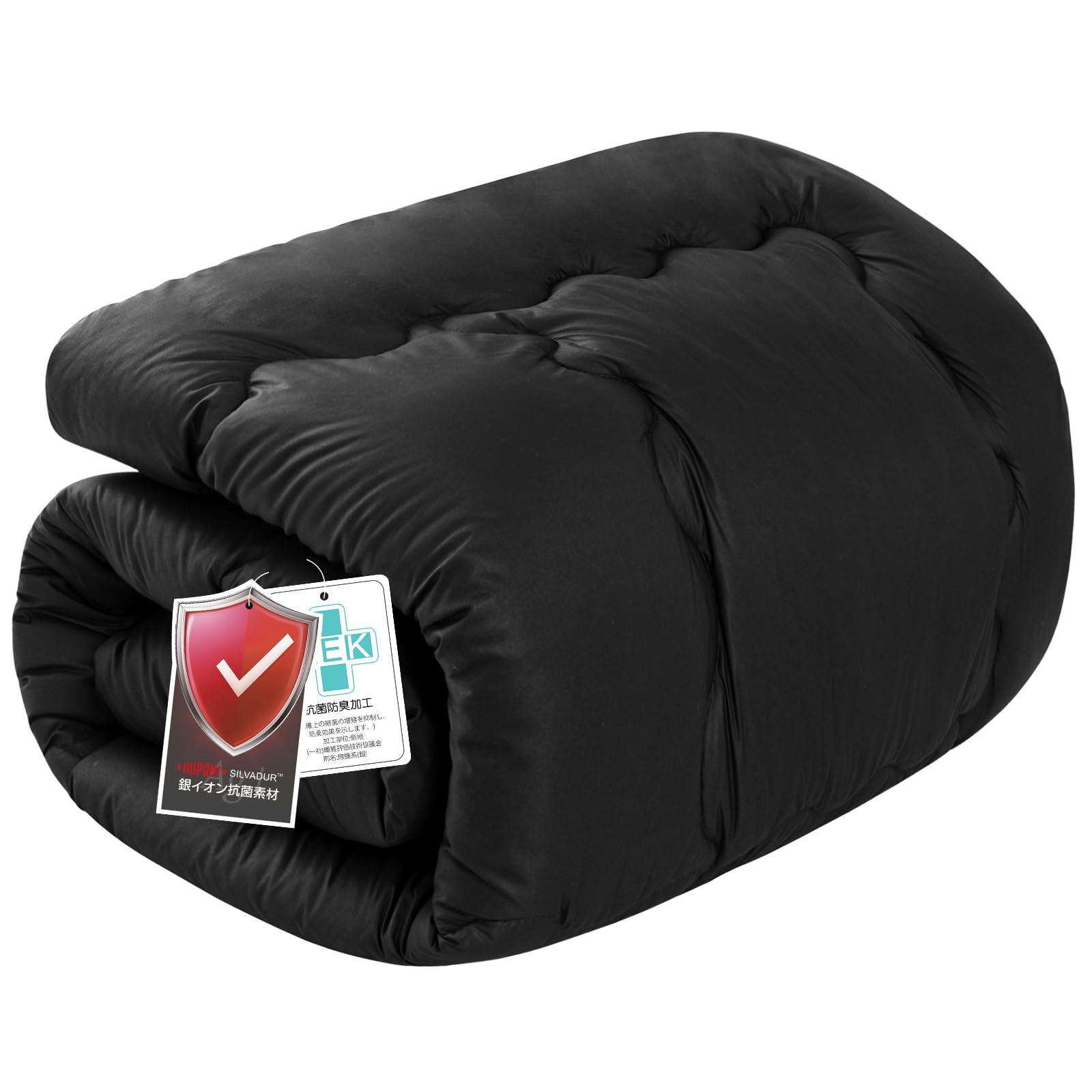 【49%OFF】【1,500円】 Matdeco SEK抗菌防臭認証 防ダニ Ag+銀イオン抗菌素材 ふんわり合い掛け布団 ダブル 190x210cm