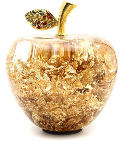 クリスタル　ゴールド　りんご Amazon.co.jp: dodtazz 風水 クリスタル リンゴ 林檎 アイテム