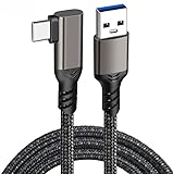 Ottocast OttoAibox P3 用 Type-A to Type-C ケーブル L型 急速充電 高速データ対応 オットキャスト 互換 接続ケーブル (0.3m)